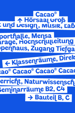 Bureau Lindermann Typedesign Typeface Wayfinding Signaletik Cacao Grotesk Bureau Lindermann Visuelle Kommunikation